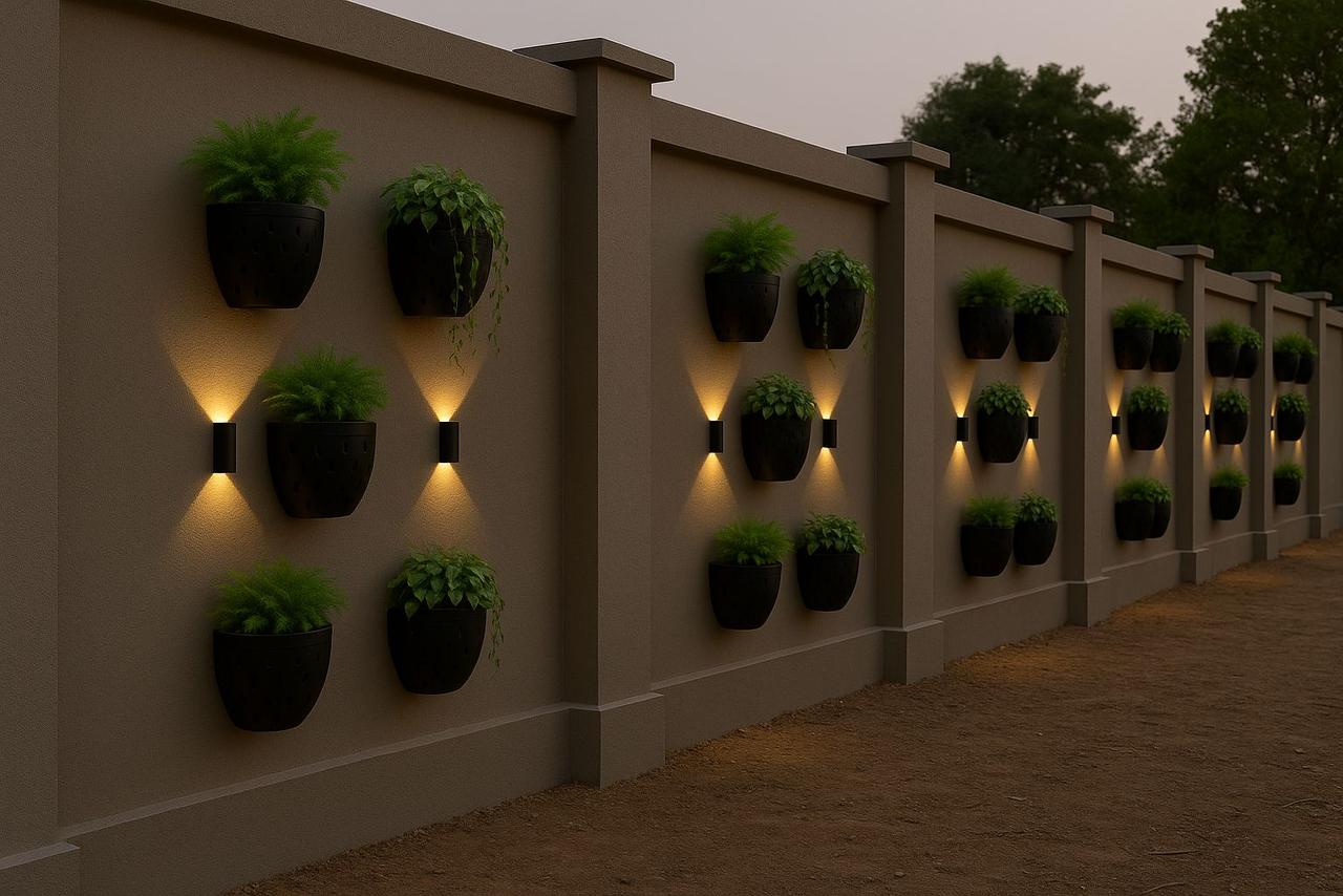 Multi-Purpose Planting Pot – Hanging or Wall Mounted Planting Pot (Set of 2)- Perfect for Indoor & Outdoor Use