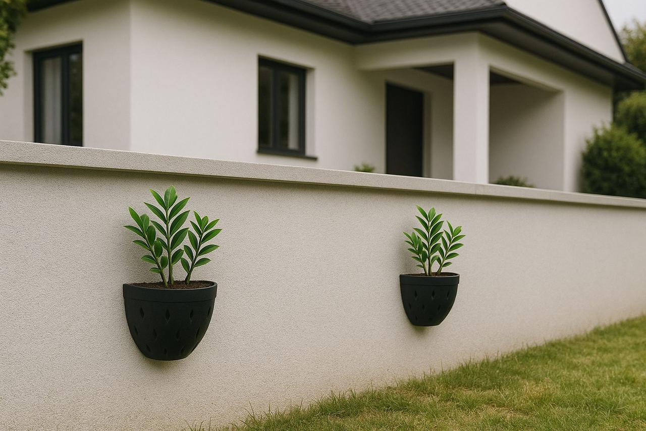 Multi-Purpose Planting Pot – Hanging or Wall Mounted Planting Pot (Set of 2)- Perfect for Indoor & Outdoor Use